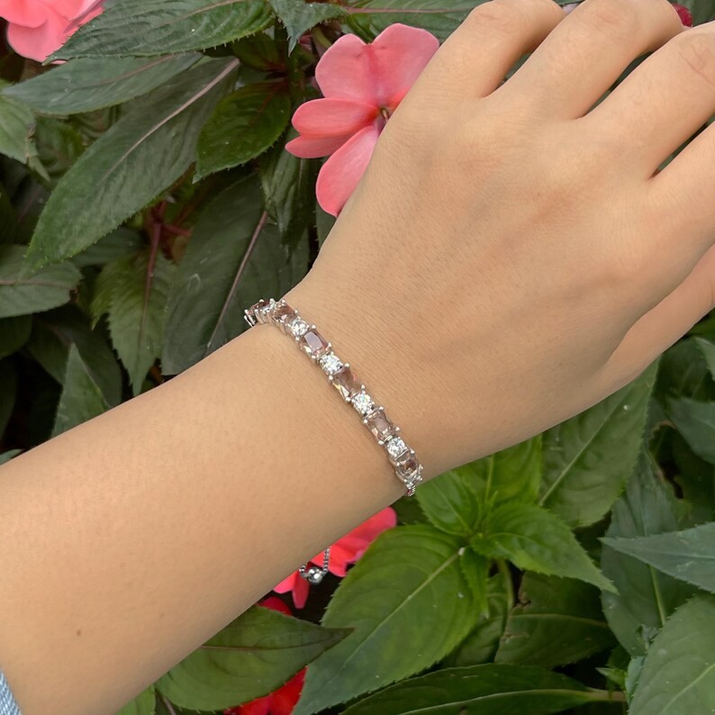 Women’s Jewelry Gift Lab Grown Diamonds Openable Bracelet 925 Sterling Silver