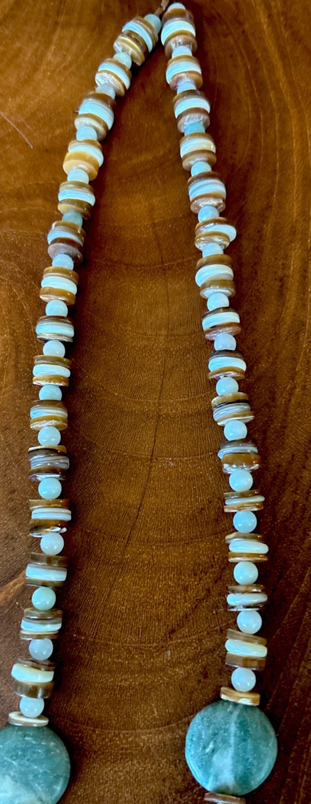 Southwest JBB Beautiful Agate Multi-Stone Necklace Signed Unique Statement Piece