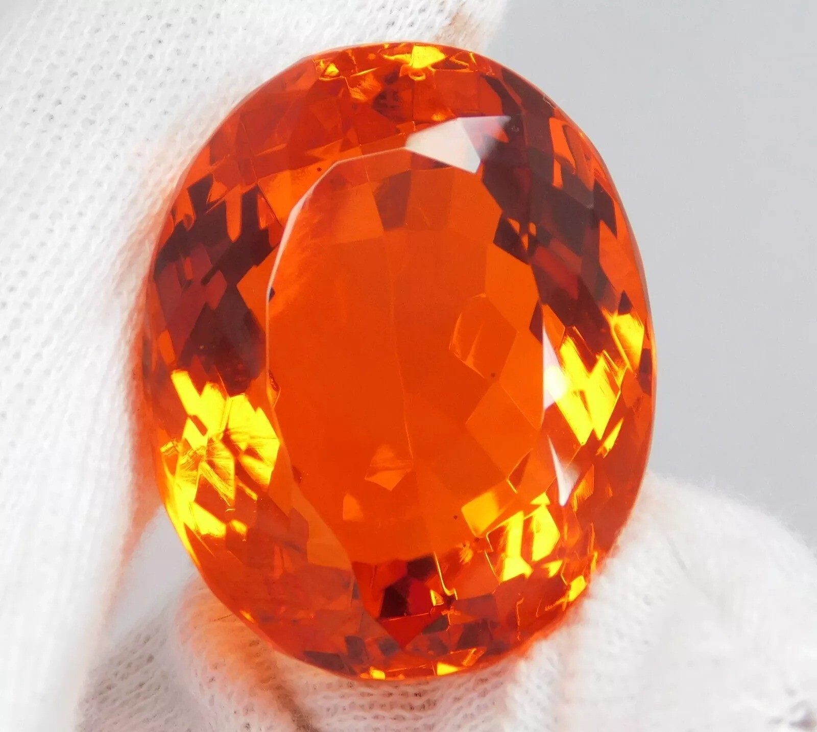 AAA Quality 99.20 Ct Natural Mexican Fire Opal Oval “Certified” Top Gemstone