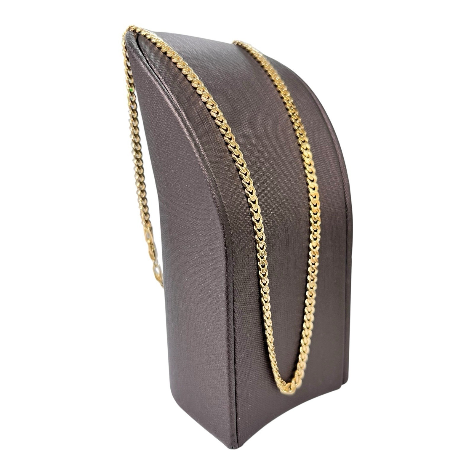 9ct 9k Yellow Gold Curb Cuban Link Chain Necklace 12.94 Grams 45.5cm. Brand New