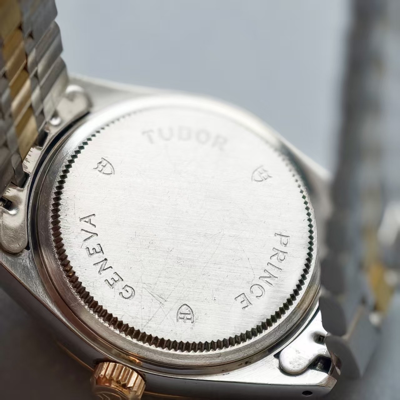 Tudor Gilding Linen Dial Prince 72033 Men’s Watch Automatic 32mm Date
