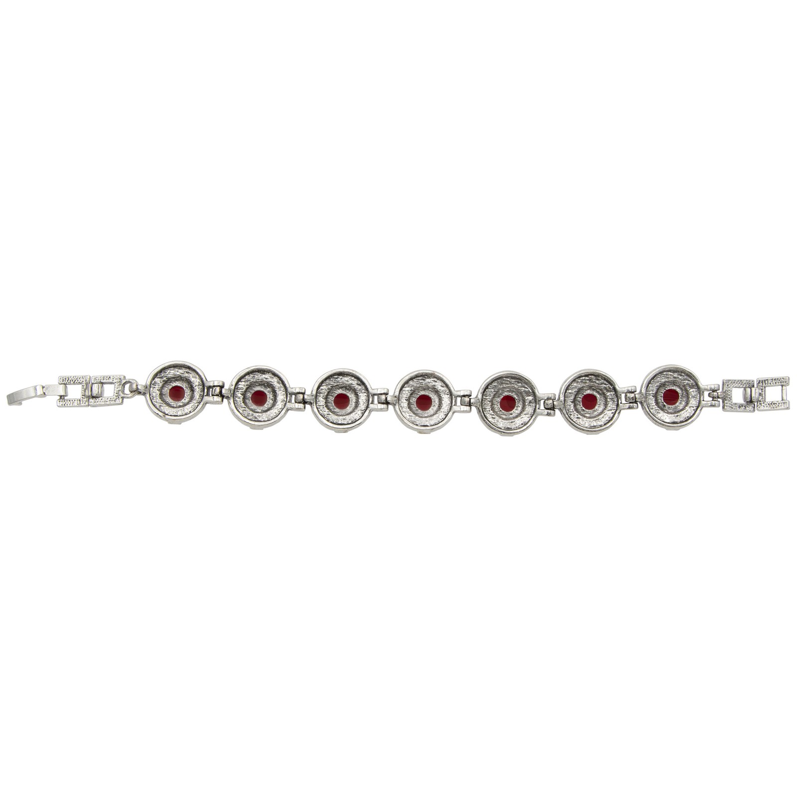 Canyon Sky Vintage Style Red Carnelian and Marcasite 7″ Bracelet