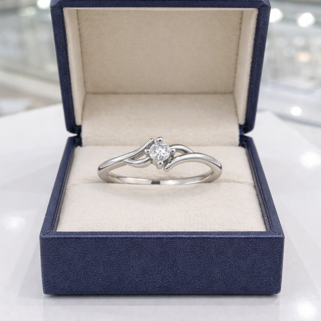 1.60 Ct Round Cut Natural Diamond Wedding Ring 14K White Gold Size 8