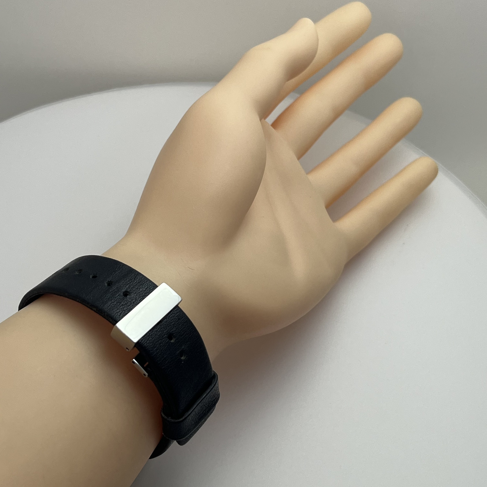 Seiko Issey Miyake Glass Watch NYAH001 TOKUJIN YOSHIOKA Qz Leather Strap #B851