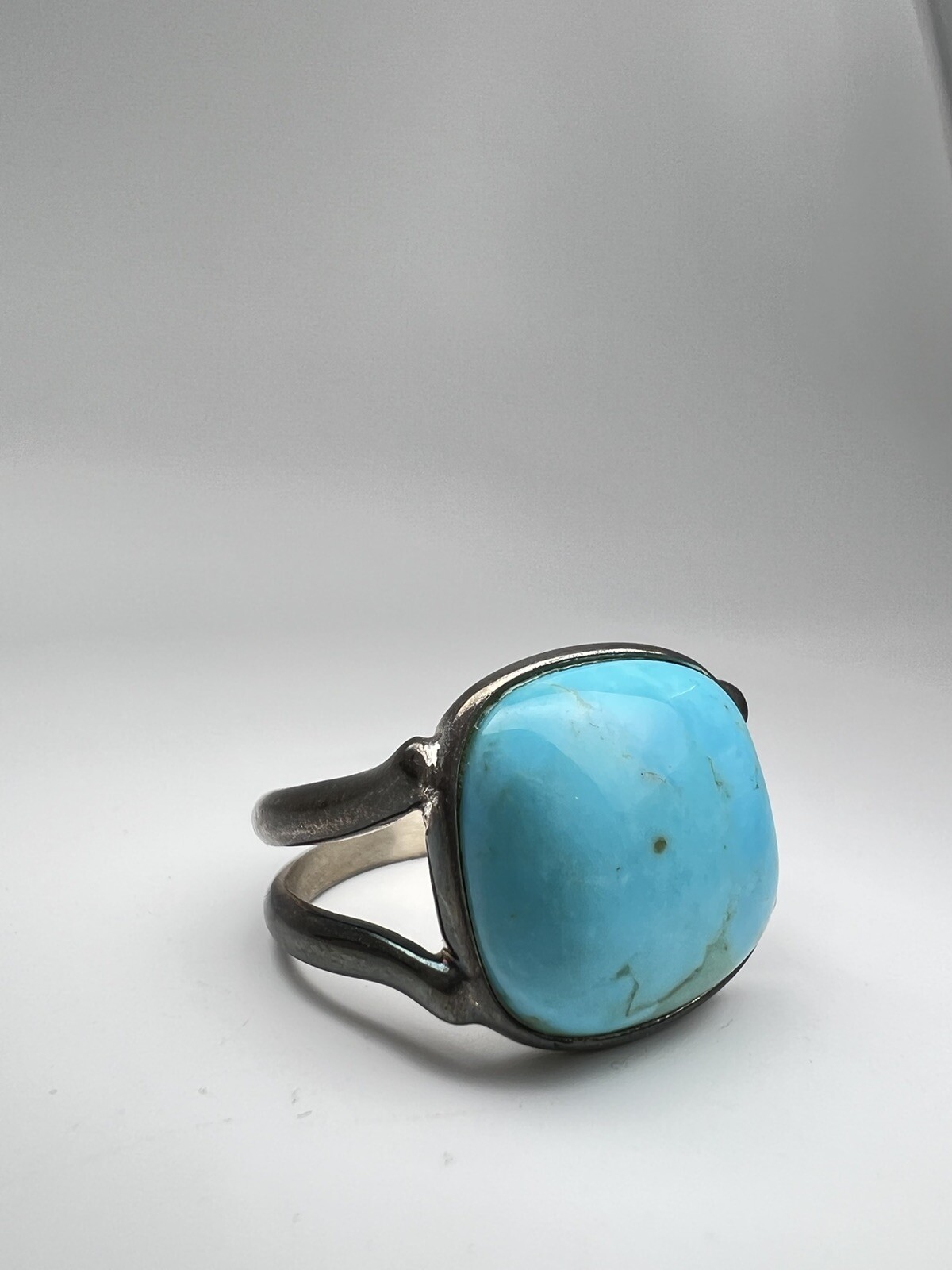Mine Finds By Jay King Crow’s Peak Turquoise Sterling Silver Ring Size 11 NWT