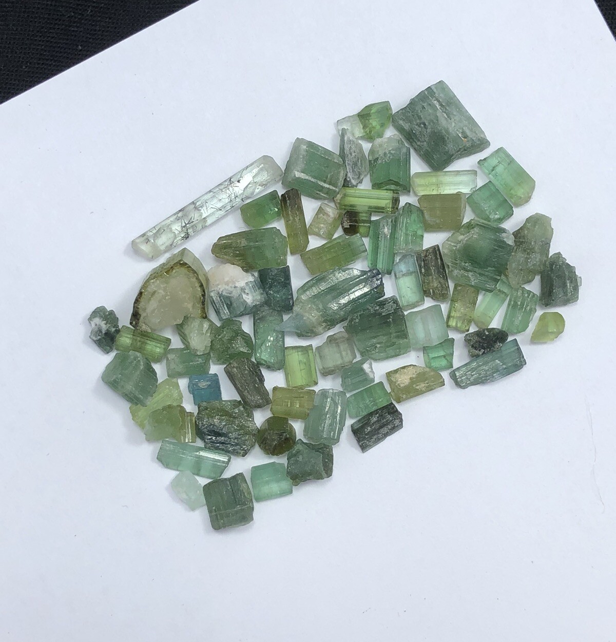 38 Carat Faceted Quality Natural Tourmaline Rough Lot from AFG Loose Gemstone