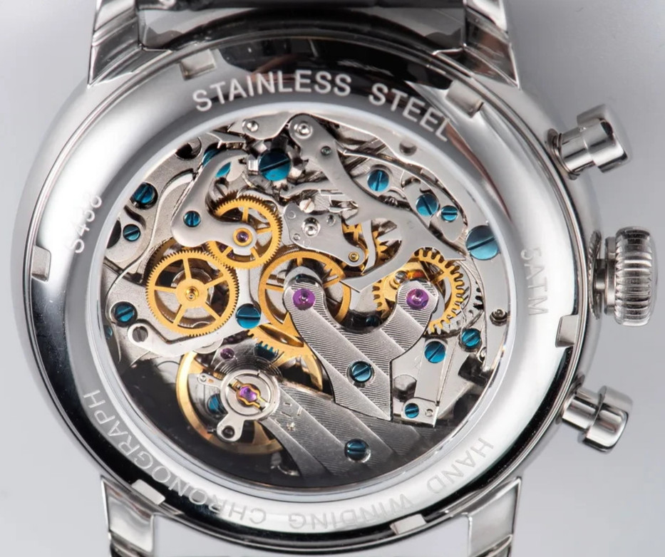 Sugess Men’s 41mm Title Role Chronograph Wristwatch 1963 V2 Watch Seagull ST1906