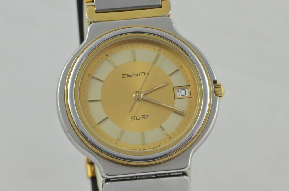 Zenith Pacific Quartz Women’s Watch 32mm Steel/Gold with Rubber 295.5000.207