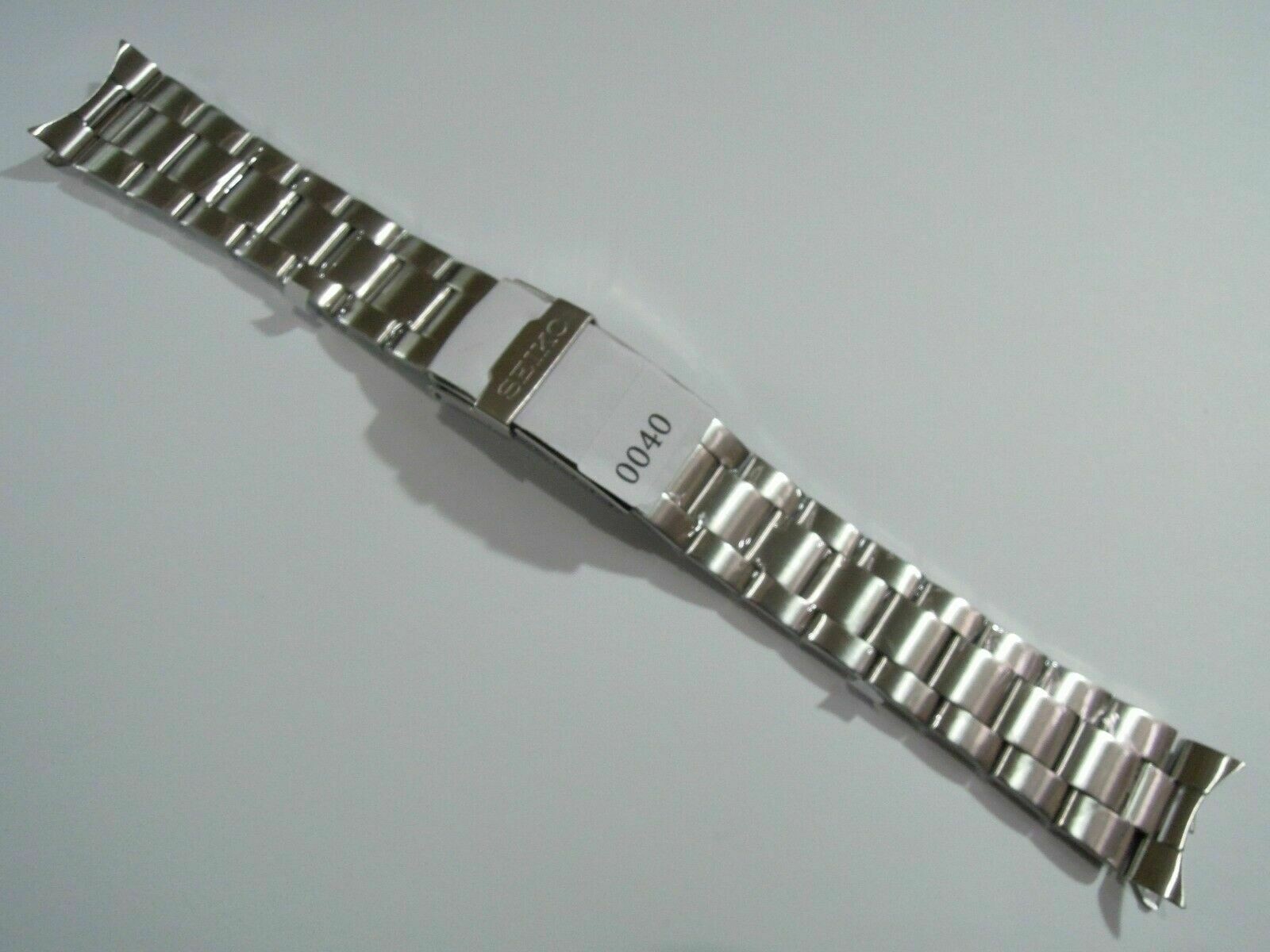 NEW 22MM STAINLESS OYSTER FOLDED BRACELET LARGE DIVERS 10BAR SKX031 (7S26-0040)