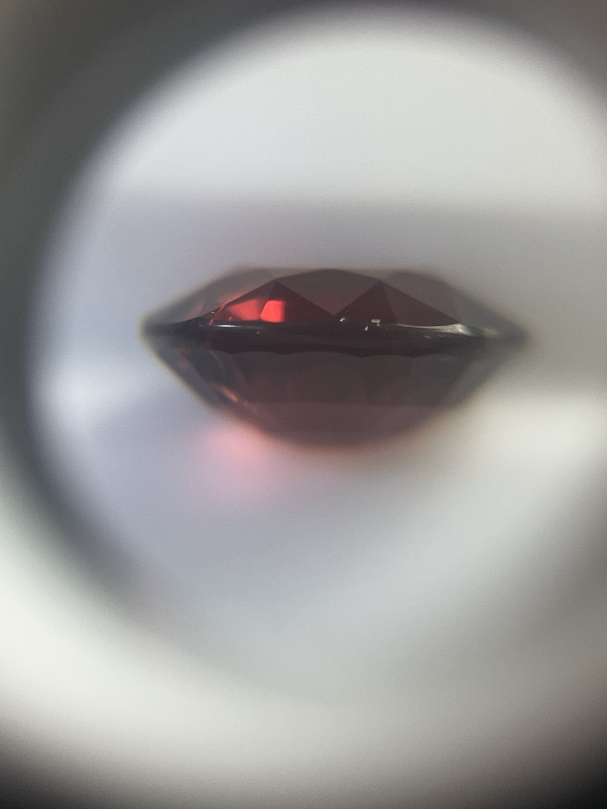 Purple Pink Rhodolite Garnet Natural Untreated Facet Oval 1.83ct Tanzania