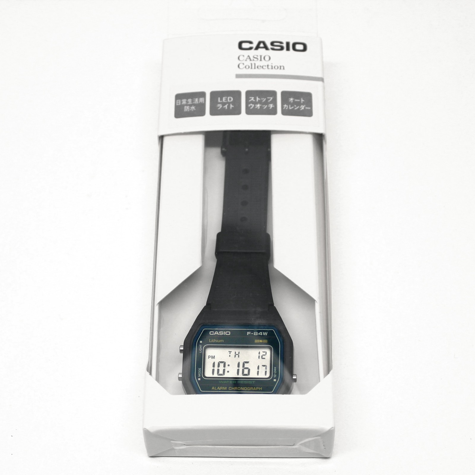Genuine Casio F-84W-1QJH Black Digital Watch: JDM from Japan, New, UK Stock