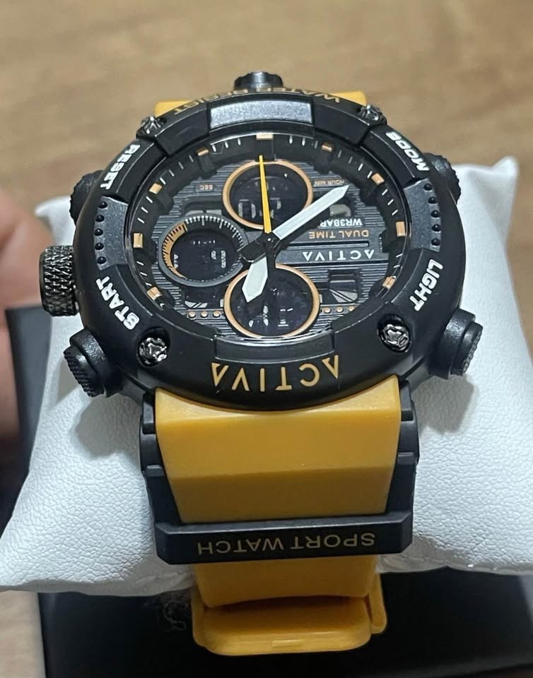 Activa X Invicta Digital Men’s Watch 52mm Orange ACW8038-006 Digital Essentials