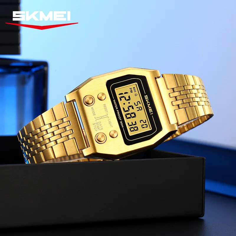 SKMEI 2460 Fashion Brand Men’s Electronic Watch Multifunction Luminous Calendar