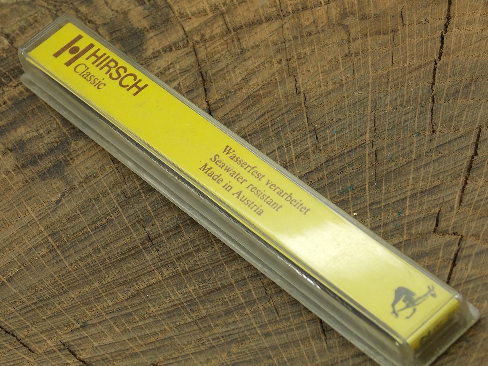 Hirsch Antelope w Gold Tone Buckle 12mm NOS Unused Vintage Watch Band Open Ended
