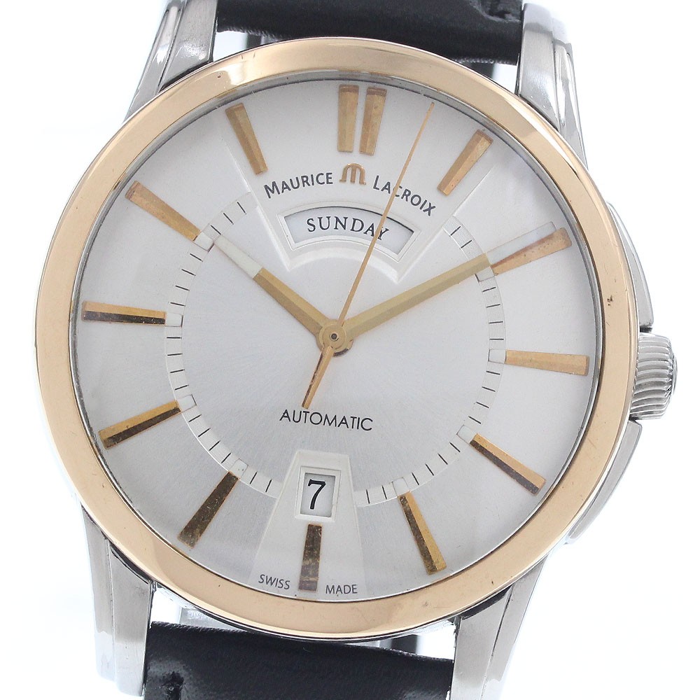 MAURICE LACROIX Pontos PT6158-PS101-13E Day date Automatic Men’s Watch_963304