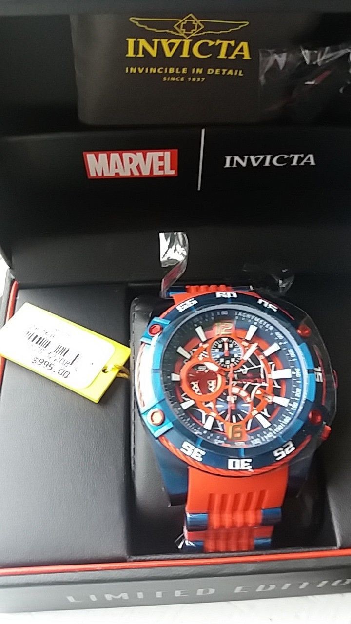 Invicta Marvel Spiderman Men’s Watch Model 26768 Limited Edition Brand New