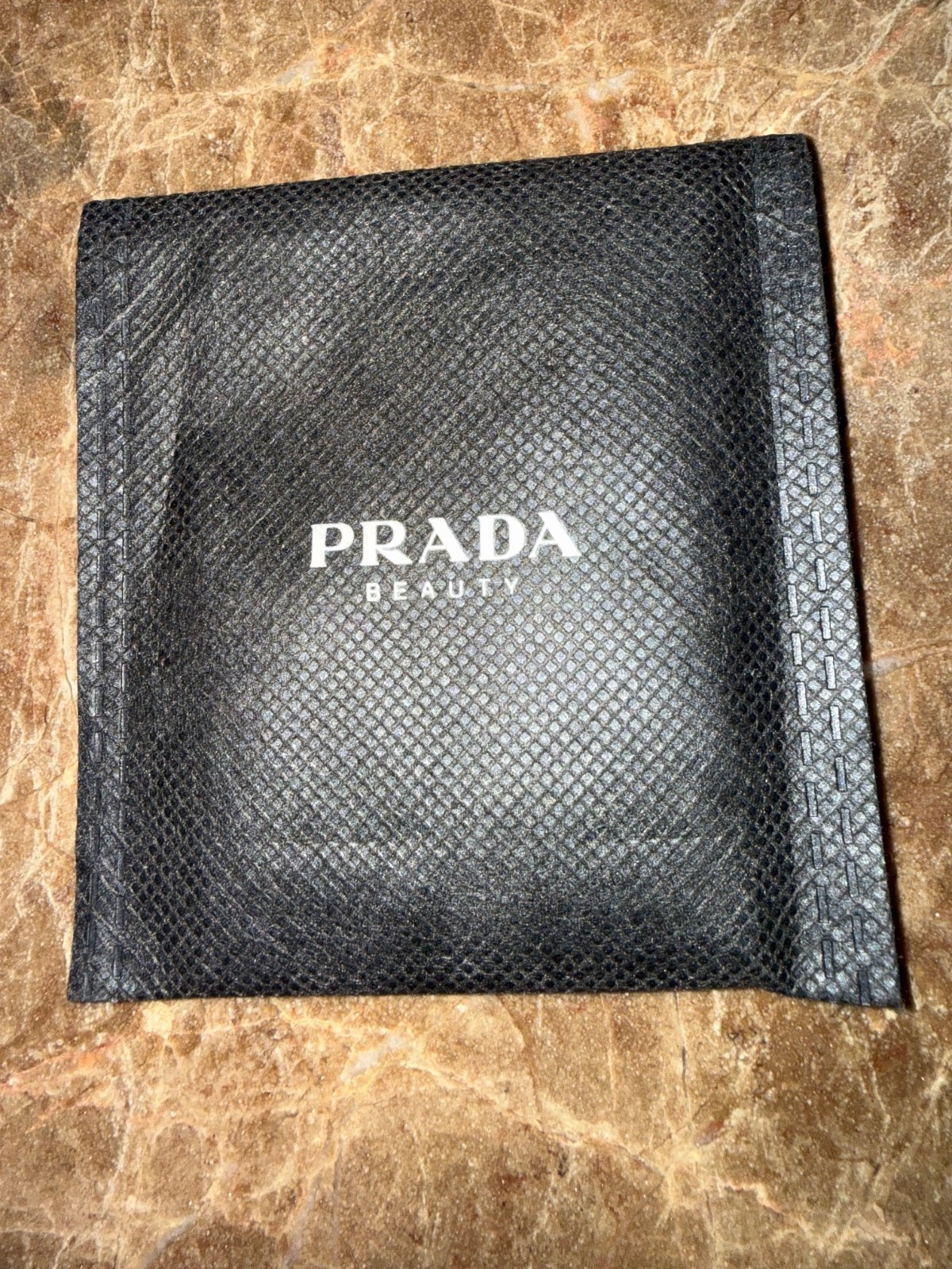 Prada Three Piece Enamel Zipper Pull Bag Charm NWOT