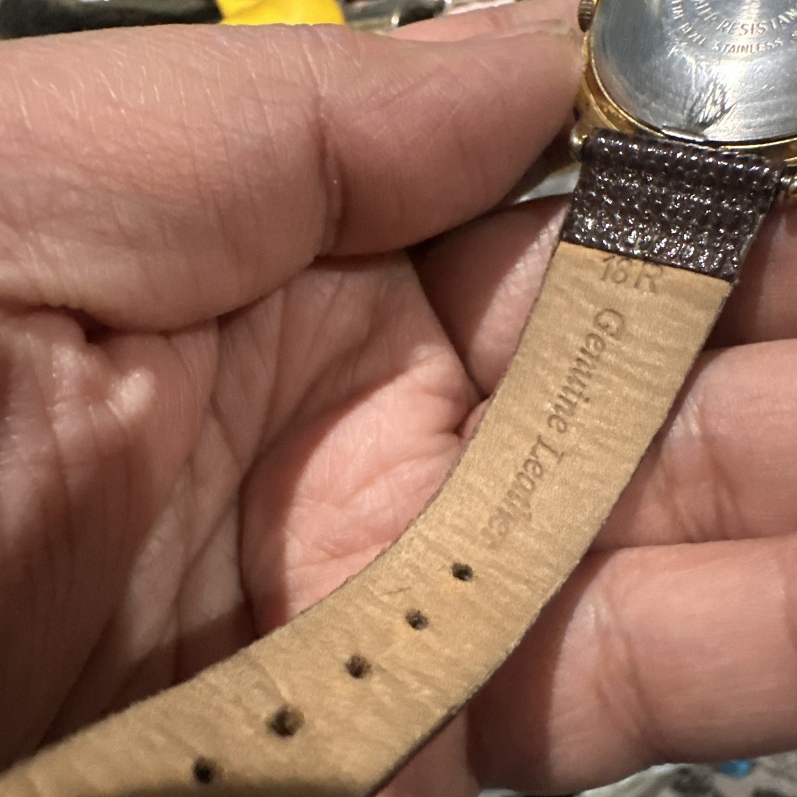 Works VTG Timex Electric Dynabeat Sunburst Mens Watch Gold Stuller Strap 34mm 7”
