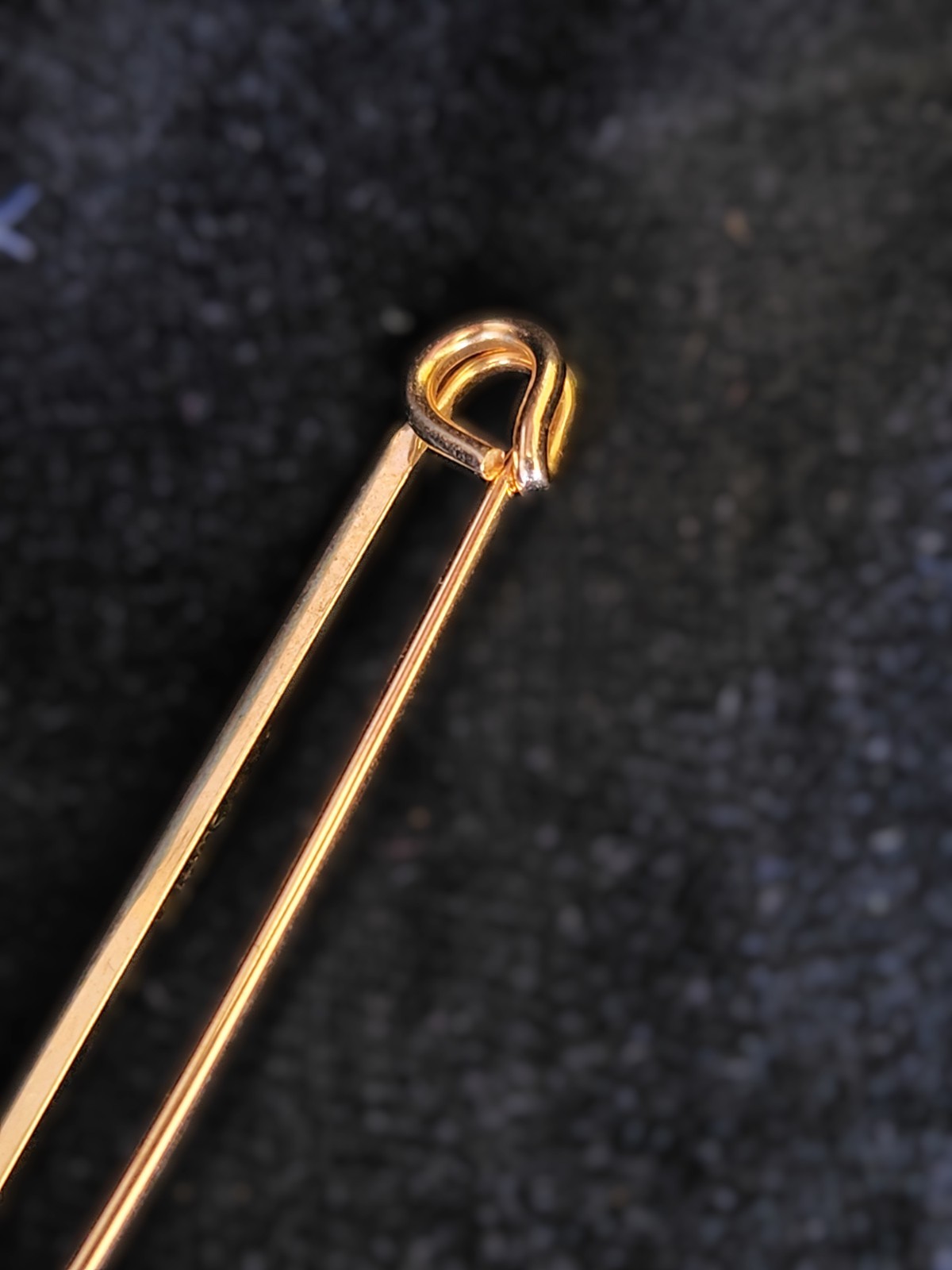 Vintage 1960-1970 Gold-plated Men’s TIE TACK / Tie Clip by SWANK – b1308