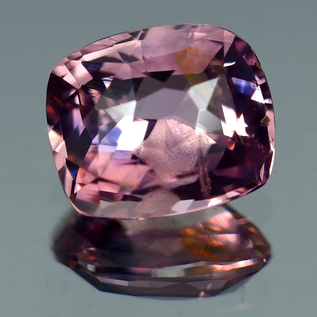 0.97 ct Fair Cushion Cut (6.05 x 5.12 mm) Ceylon Natural Pink Sapphire Gemstone