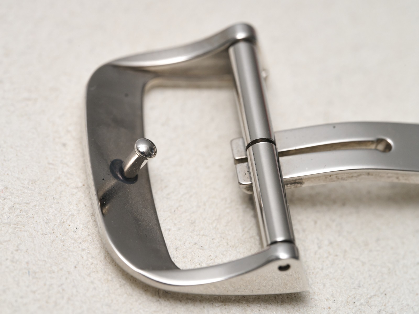 JLC 20mm Deployment Buckle Clasp Steel Double Fold Over Pin Buckle