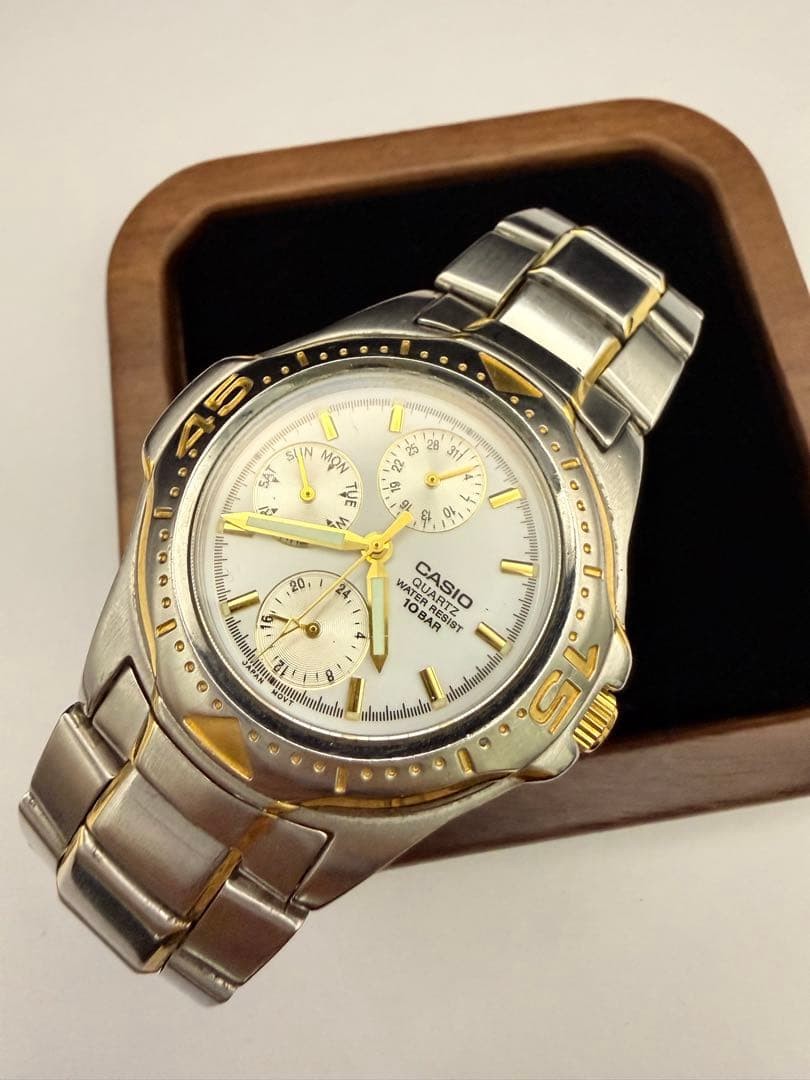 CASIO MTD-1046 10BAR Water Resistant Quartz Watch with Date Display M67