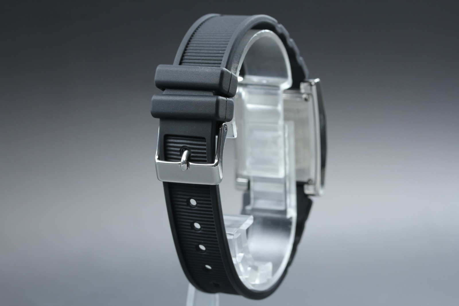 [N MINT] Vintage DUNHILL Facet 8022 Black Silver Tank Square Quartz Men’s Watch