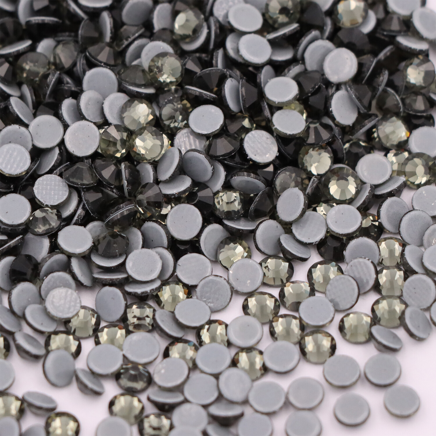 Crystal AB Hot Fix Rhinestone Glitter Strass Iron On Stones For Fabric Garment