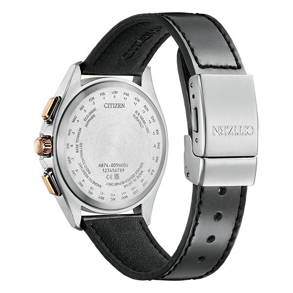 Citizen Attesa Direct Flight Moon Phase Eco Drive Radio BY1004 17X