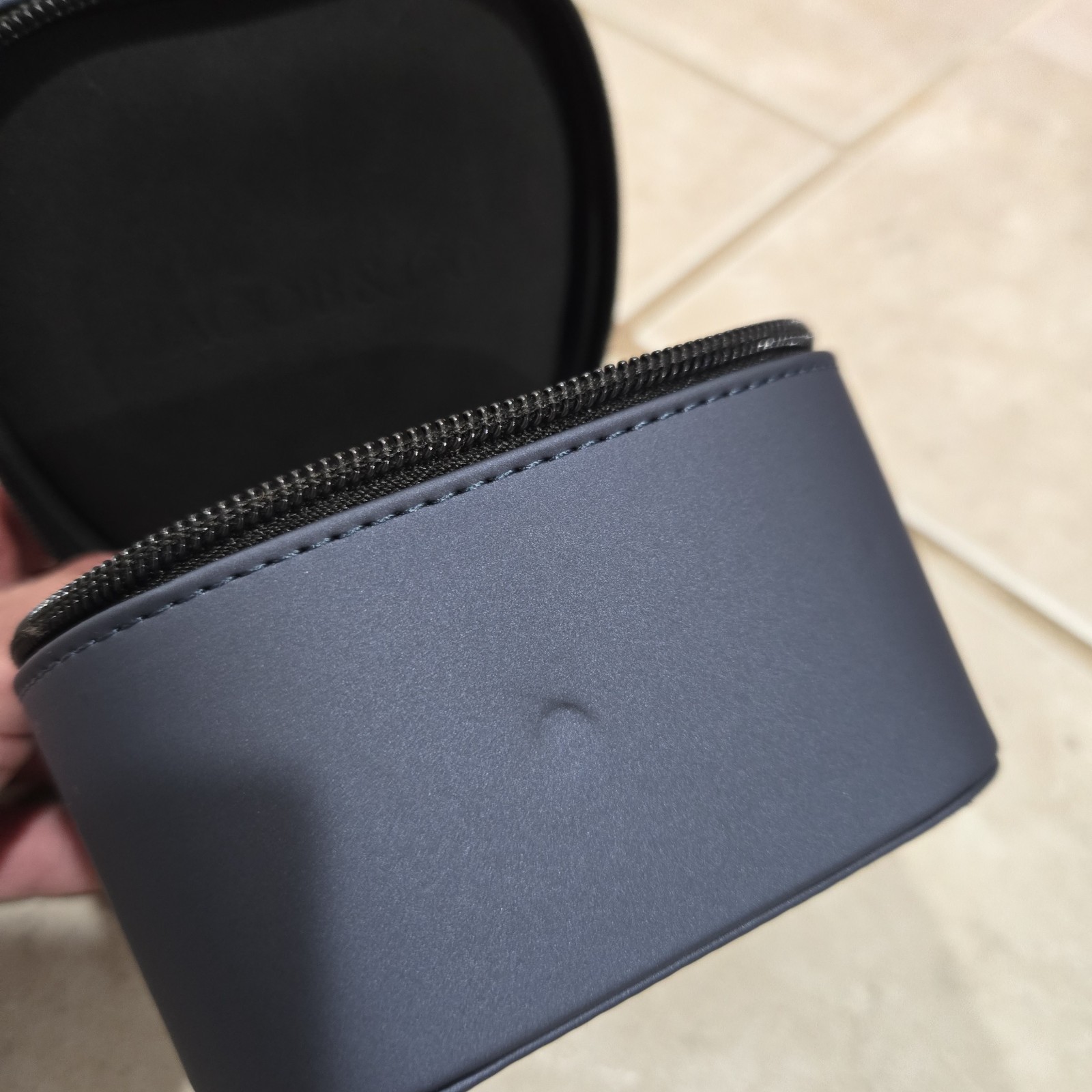 Jacob & Co. Genève Luxury Watch Travel Box – Navy Blue Leather Single Case NEW