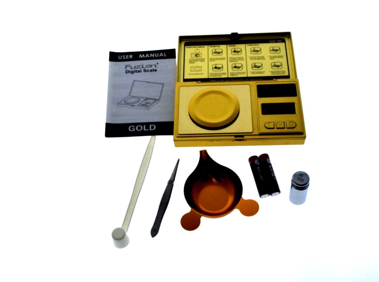 FUZION Digital Pocket Scale- GD-50 -50G X 0.001G
