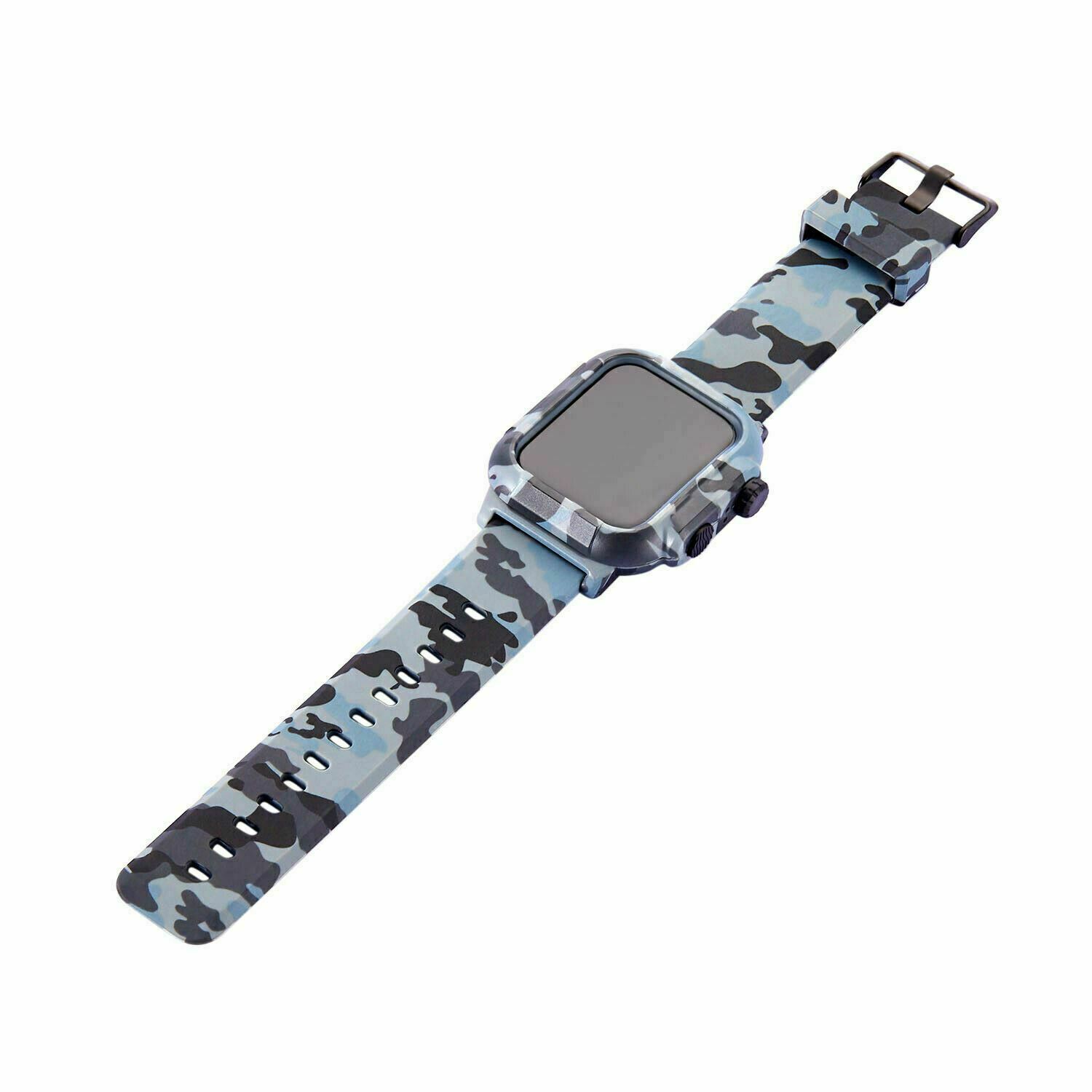 Silicone Waterproof Band Wrist Strap For Apple Watch Series 6 5 4 SE 3 2 42/44mm