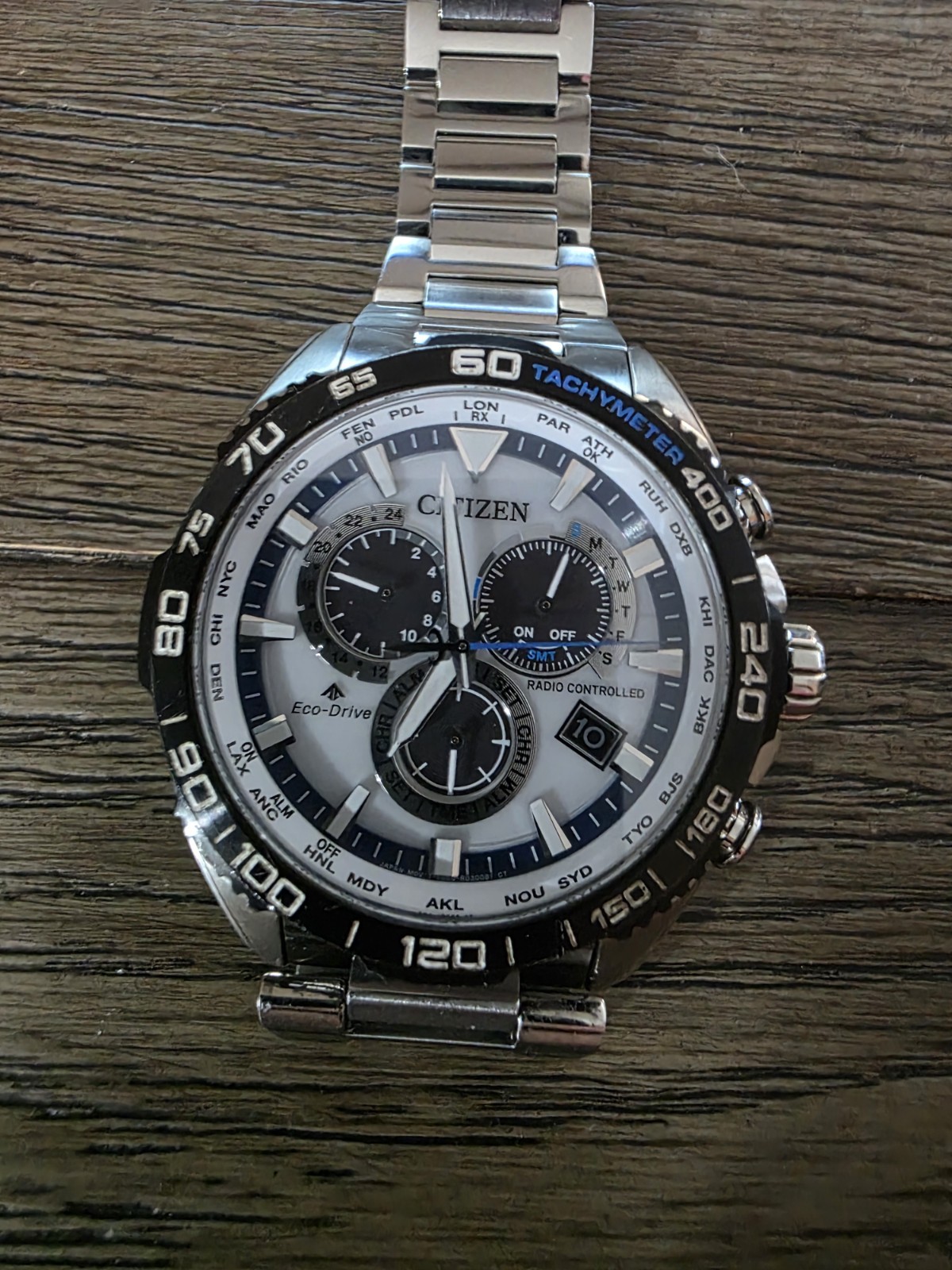 Citizen Watch PROMASTER Eco-Drive Radio Clock LAND Series- CB5034-91A