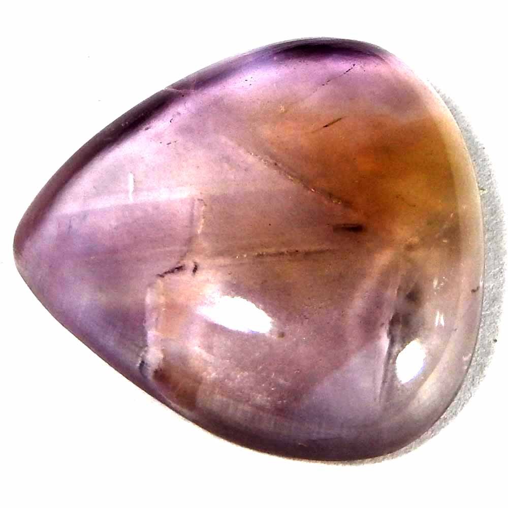 60.95Cts100%Natural Quality Ametrine Pear Cabochon (28x28x9)Loose Gemstone