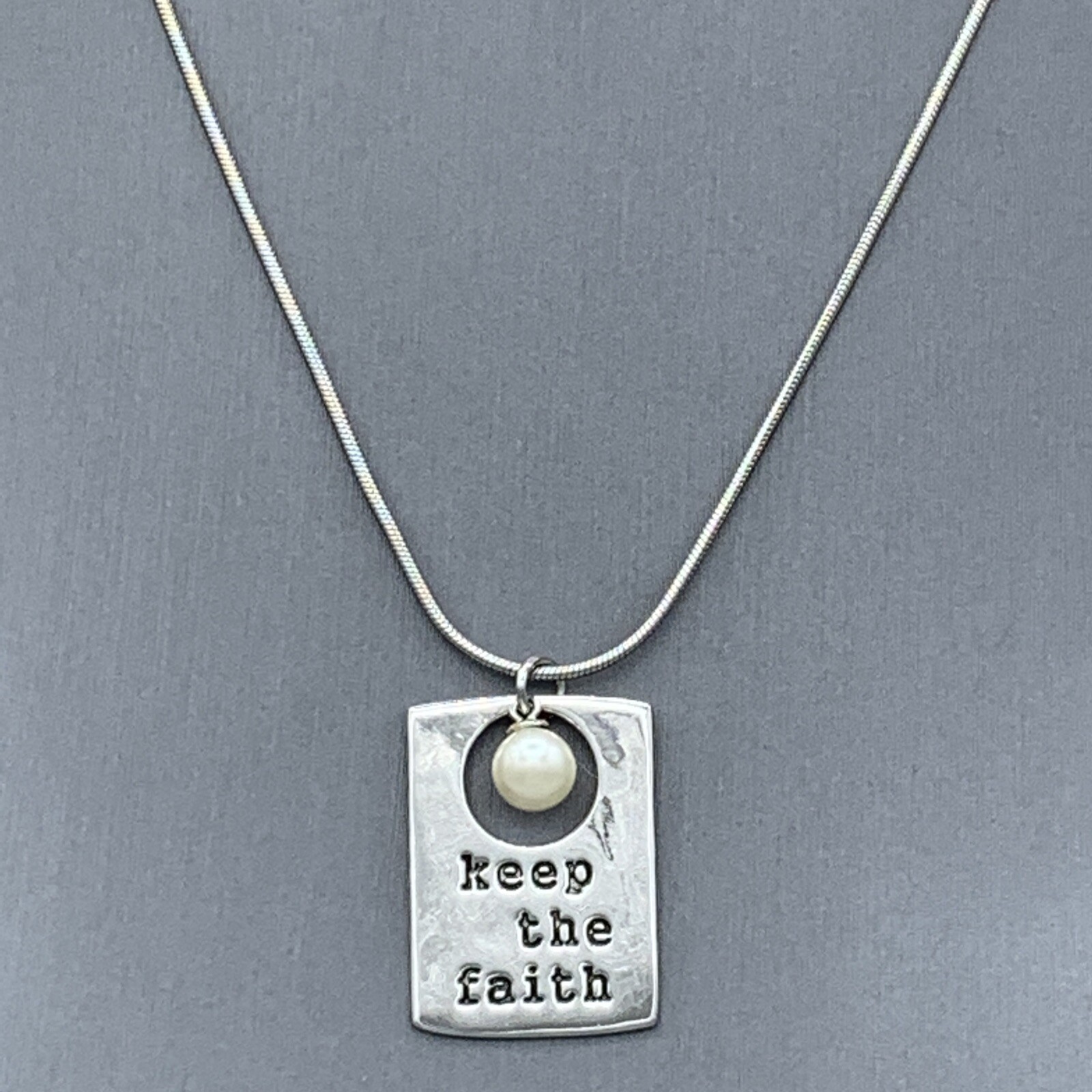 Alexa’s Angels Keep The Faith Pendant Necklace #9656