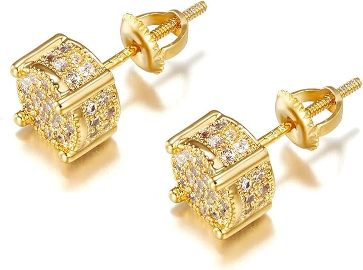 Elegant Stud Earring Alloy Round Women’s Earrings Jewelry Wedding Engagement