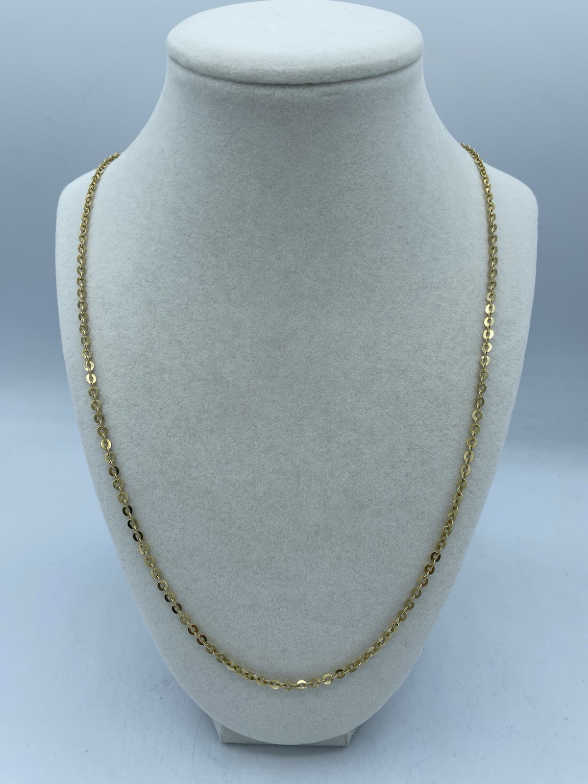 UNO A-ERRE Italy 14K Rolo Link Chain 28”