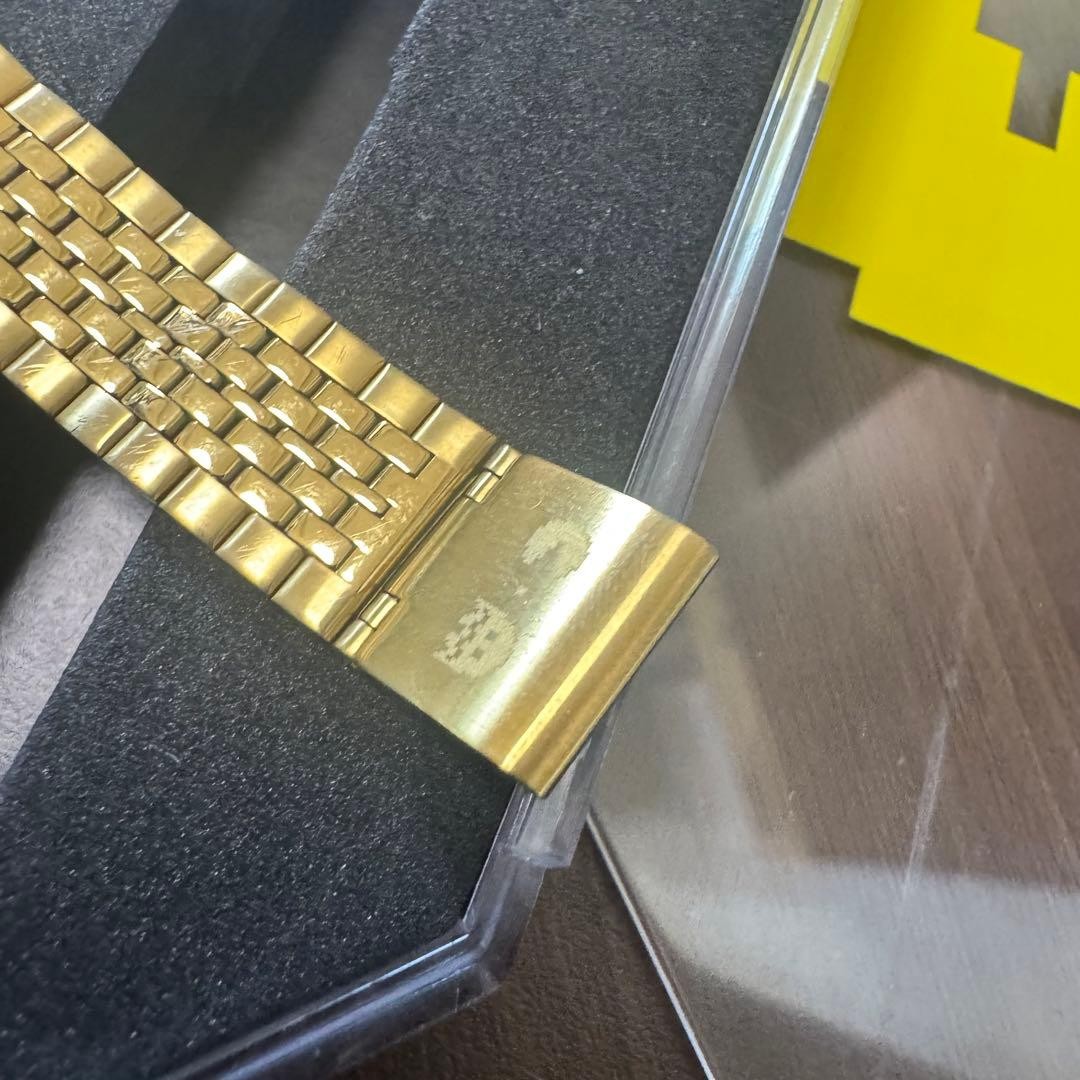 Timex Pacman 40th Anniversary Limited Digital Watch Gold Metal Authentic