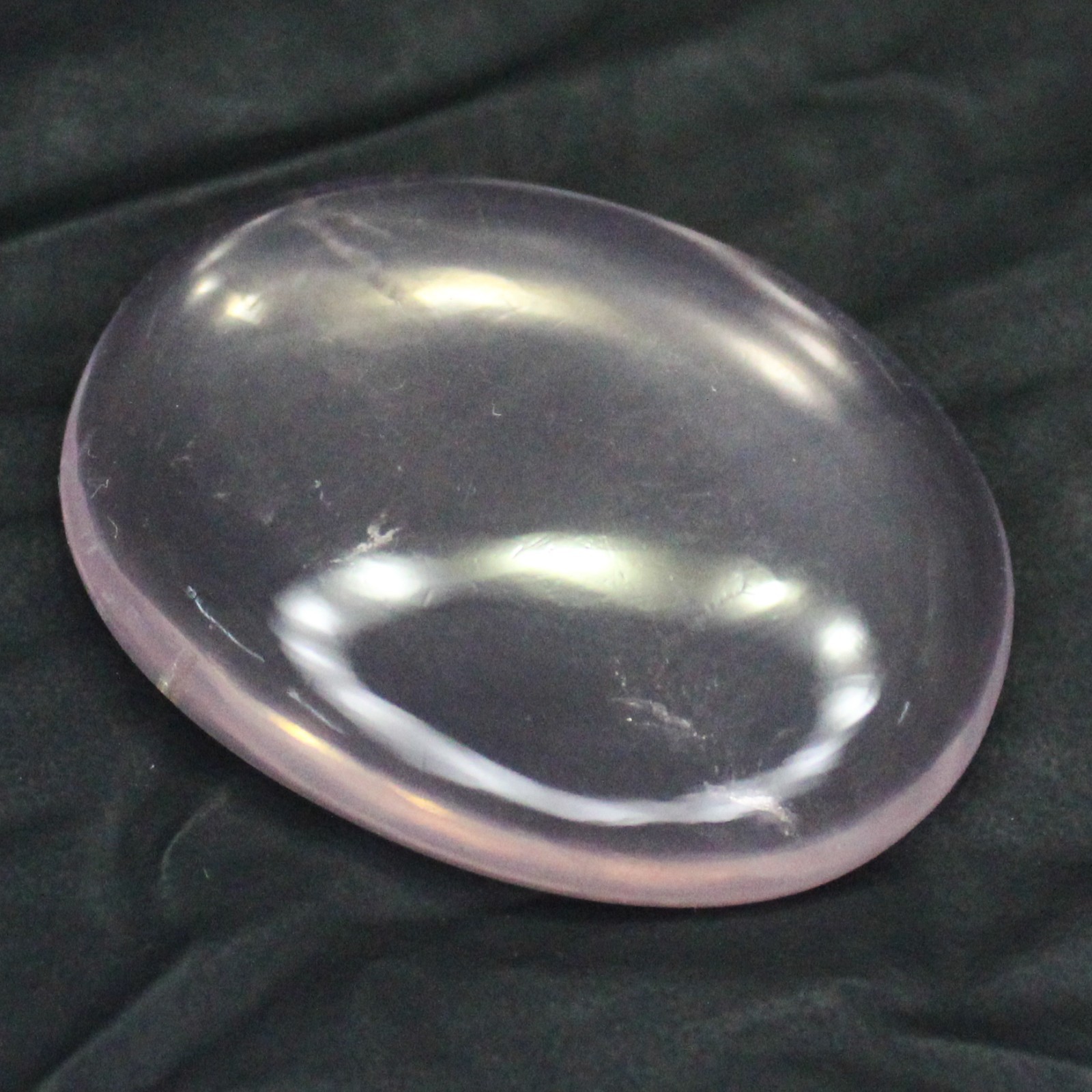 Natural Pink Rose Quartz Cabochon In Oval Shape 28.00 Carats 27x20x6 mm Size