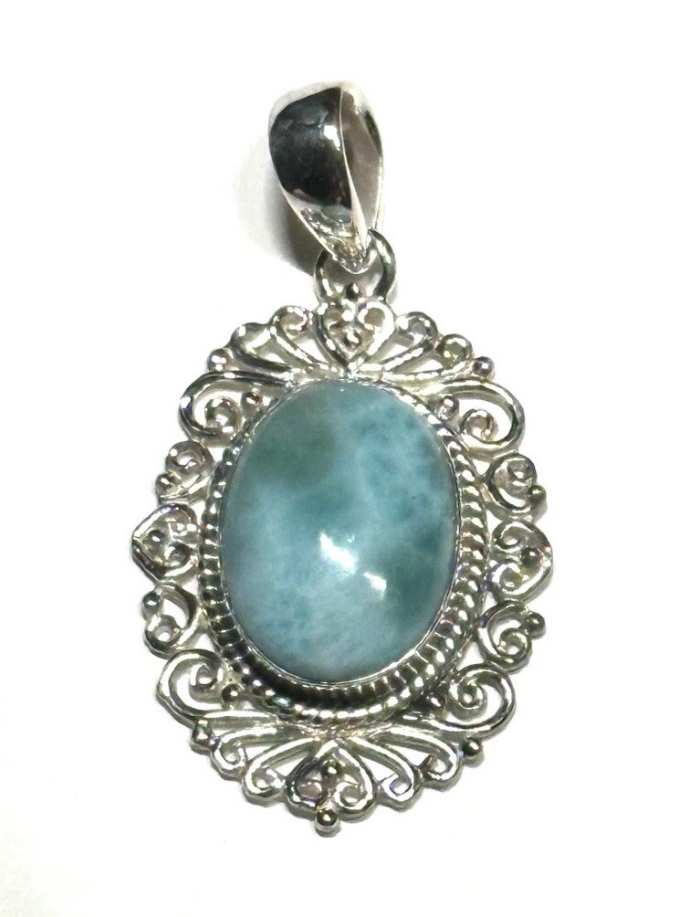 Lariat Solid 925 Sterling Silver Pendant
