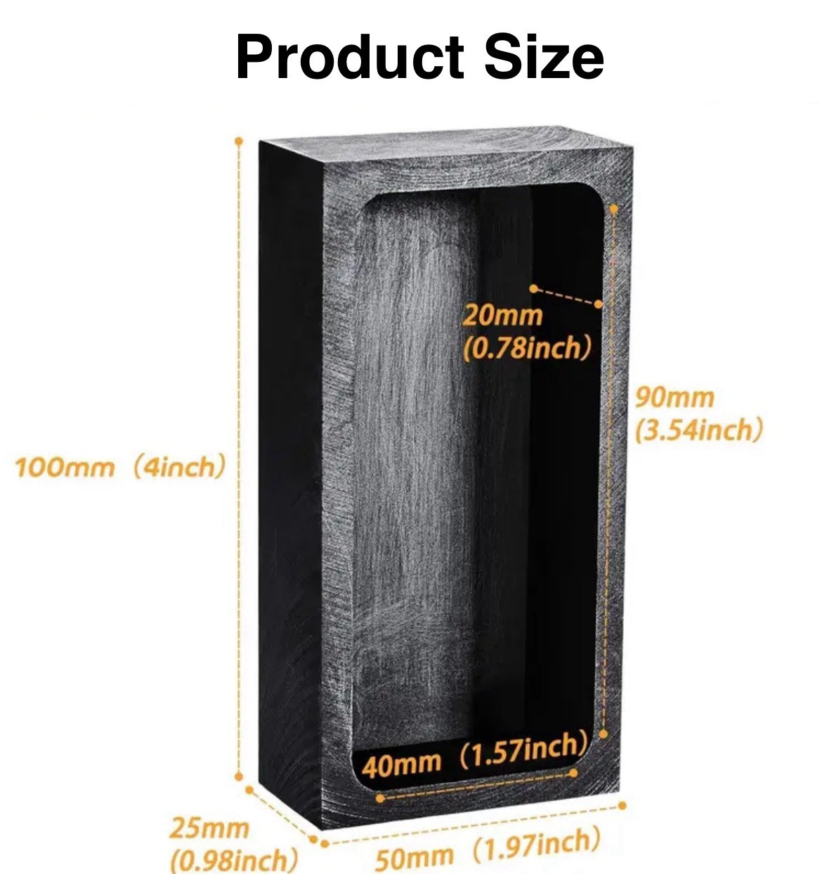 4 Pk – 2.2 Lb (1 kg) Graphite Ingot Mold for Gold Silver Copper Aluminum Lead