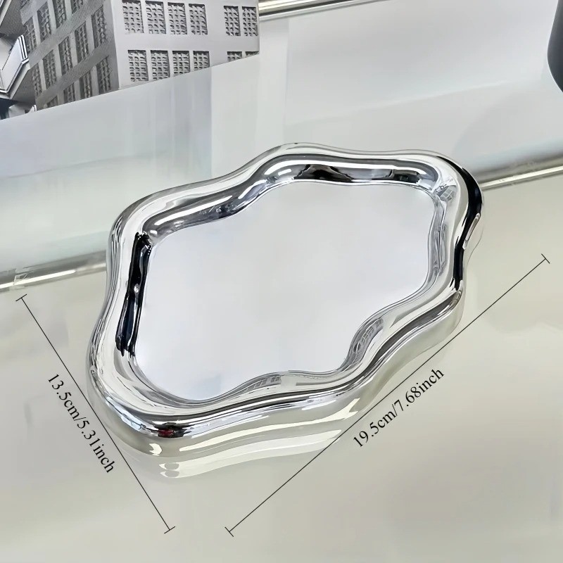 Cloud-Shaped Jewelry Tray Decorative Plate for Rings Earrings Bracelets & Neckla