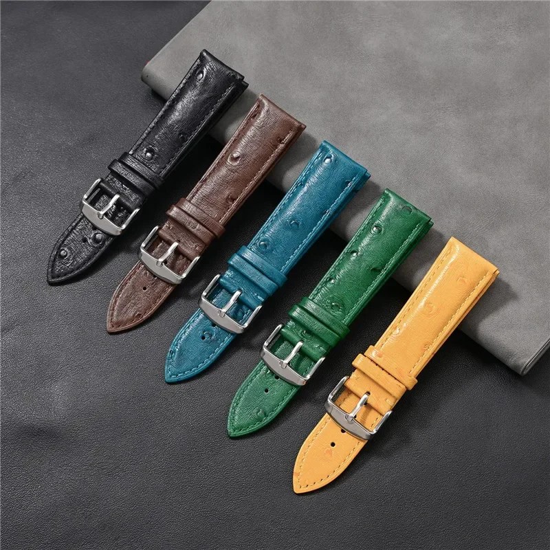 Genuine Cowhide Leather Strap Butterfly Buckle 18-22mm for Tissot 1853 Men Women
