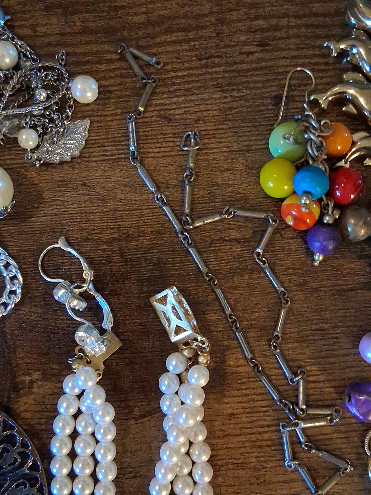 Assortment Costume Jewelry & Other Vintage Items Including 2 Ounces 999 Copper
