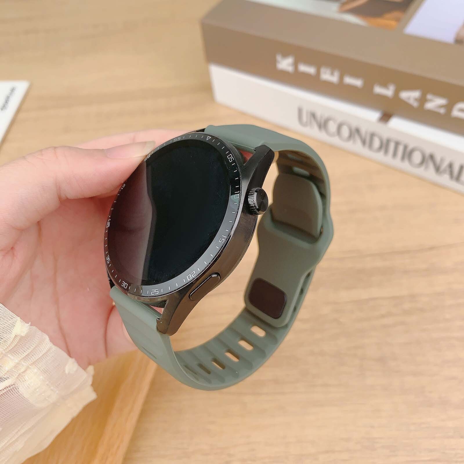 For Samsung Galaxy Watch 7 6 5 Pro 4 FE Soft Liquid Silicone Sport Band Strap