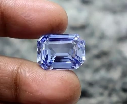 10.00 Ct Natural Blue Flawless Sapphire Emerald Cut EGL Certified Loose Gemstone