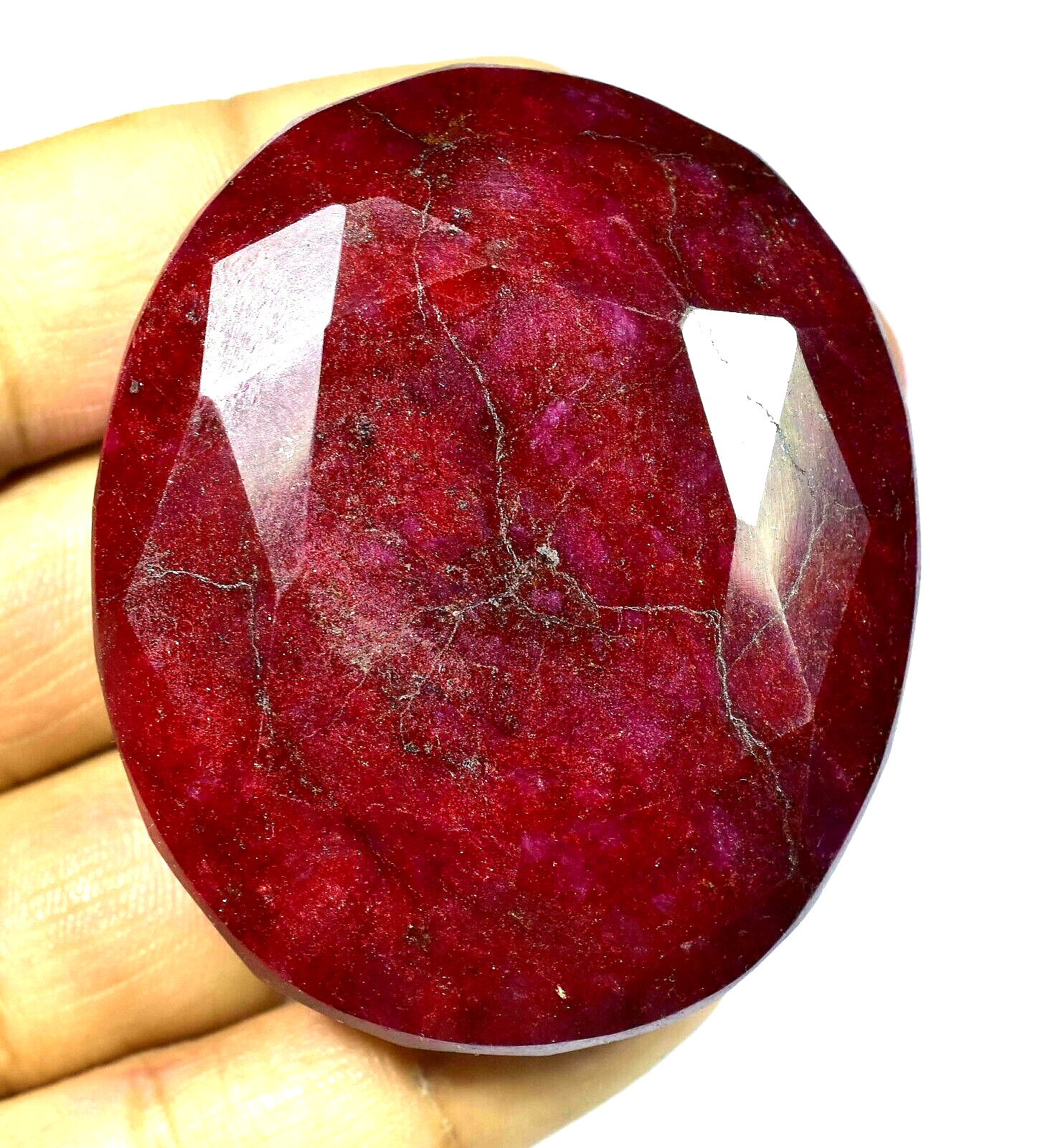 RARE 465.00 Ct Natural HUGE Red Ruby CERTIFIED* Museum Grade Oval Gemstone