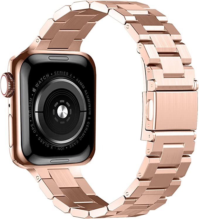 MAENWVO Metal Watch Band Compatible with Apple Watch Band 38mm/40mm/41mm