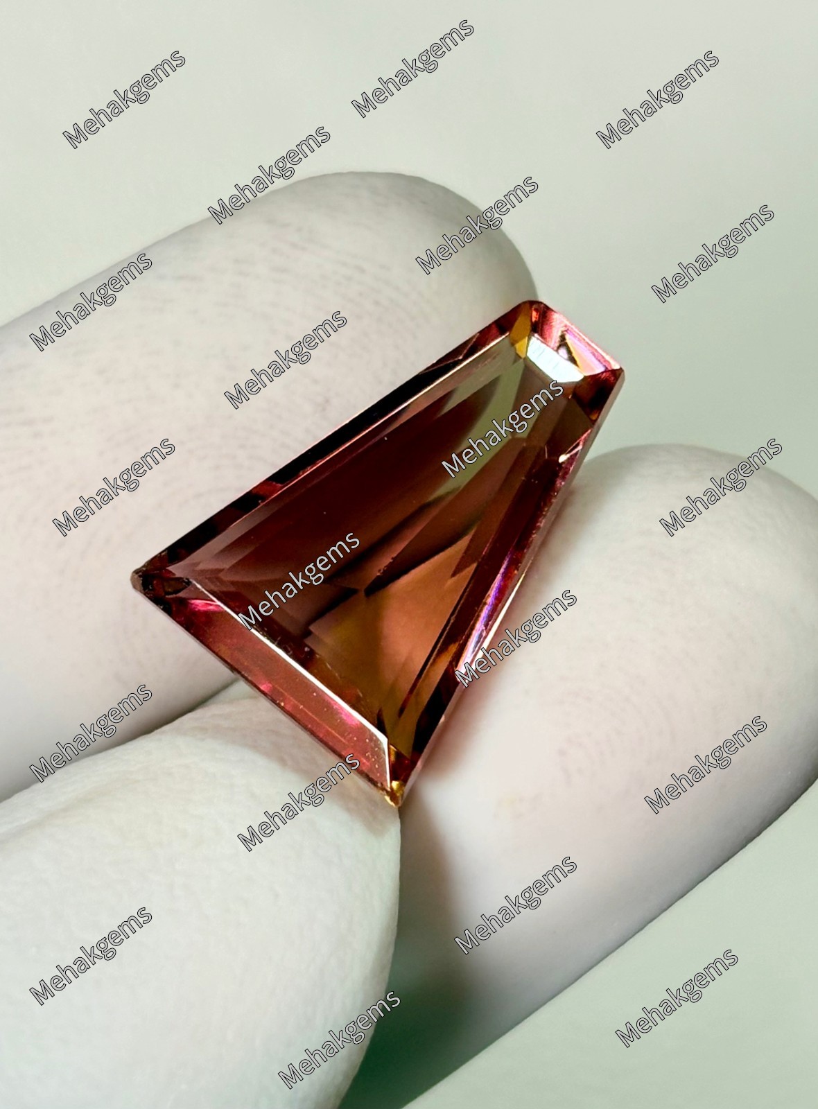 12 Ct Color Changing Zultanite Gemstone, Trapezoid Fantasy Cut Statement Stone