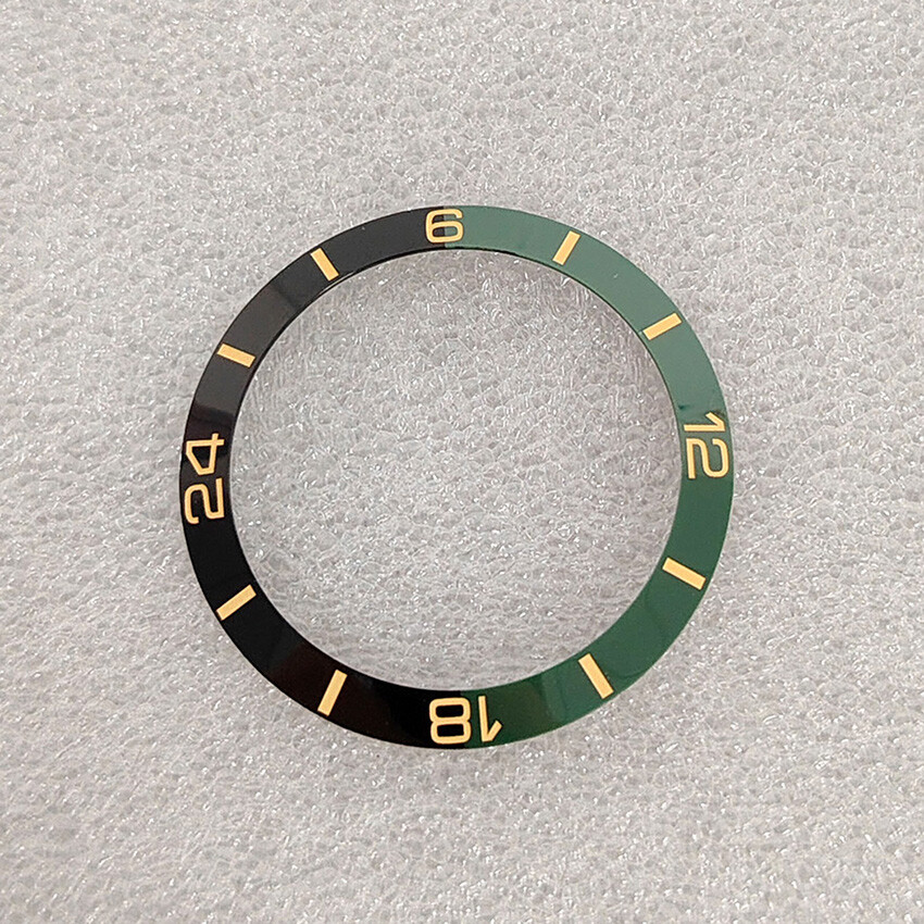 38MM Two-color Bevelled Ceramic Bezel Watch Insert Ring Inside Diameter 30.5MM